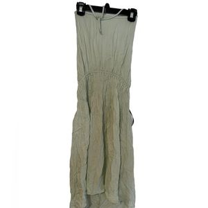 Forever 21 backless green dress